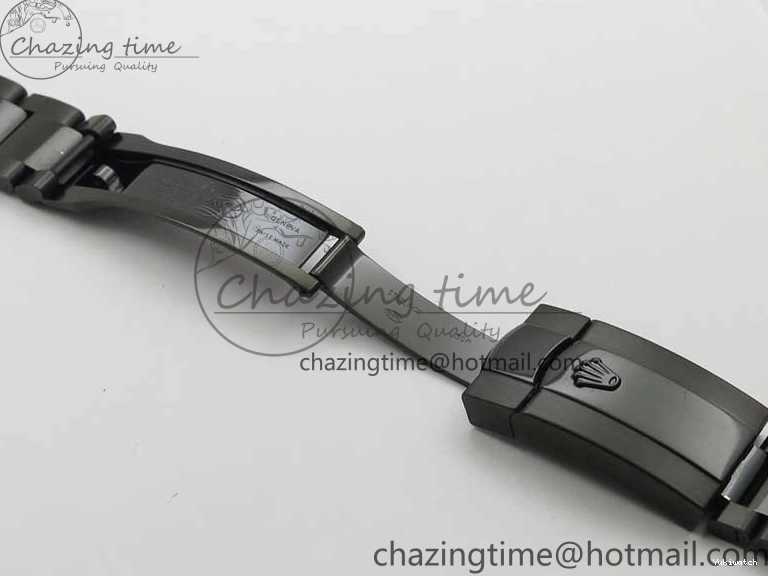 All Markers A3235 on Oyster Bracelet 41 Black Dial Black PVD Best Edition VRF Diamonds DateJust PVD 0128